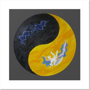 Princess Ying Yang Posters and Art